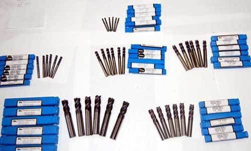 36 pcs xln popular sizes 4fl variable helix carb. altin high perf. end mills kit for sale
