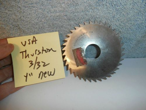 Machinists 11/29b buy now nos usa thurston slit saw blade 1/32 x4 x1&#034; hole for sale