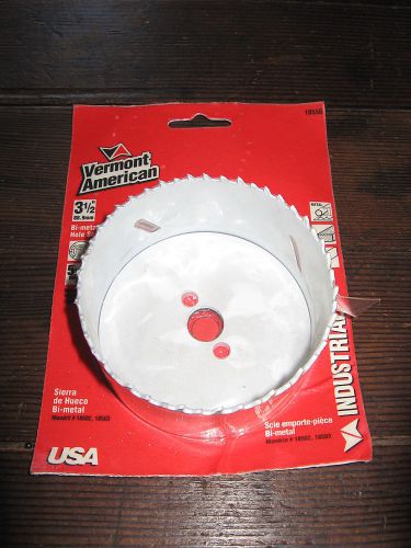 3 1/2&#034;  inch bimetal hole saw, american vermont, 18556 for sale