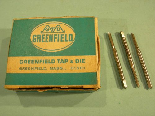 Qty 3 new greenfield 4-48 nf gh2 hss 3 flute plug taps for sale