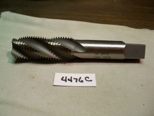 (#4476C) New Machinist USA Made 13/16 x 12 Spiral Flute Plug Style Tap