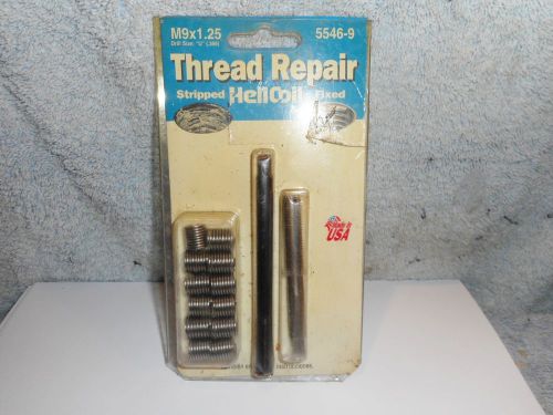 Machinists 1/1 Buy Now M9 x 1.25  Super Rare Thread Repair Kit with inserts