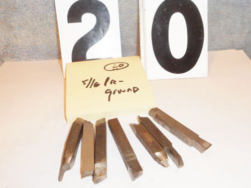 Machinists Buy Now DR#20   USA  Unused and Preground Tool Bits Grab Bags