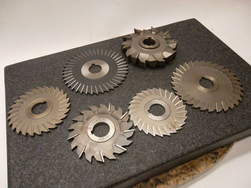 Lot of . HSS Milling Saw Cutter w/ 1&#034; Arbor Hole