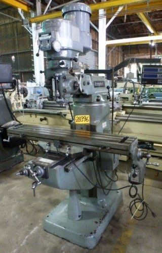 Bridgeport vertical milling machine series 1 9&#034;x48&#034; tbl  (28396) for sale