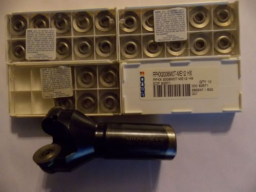 Used Carboloy R217.29-01.50-3-10H 722 Cutter and Inserts
