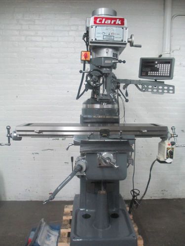 New goldpro™ clark b3vd veritcal milling machine - dro for sale