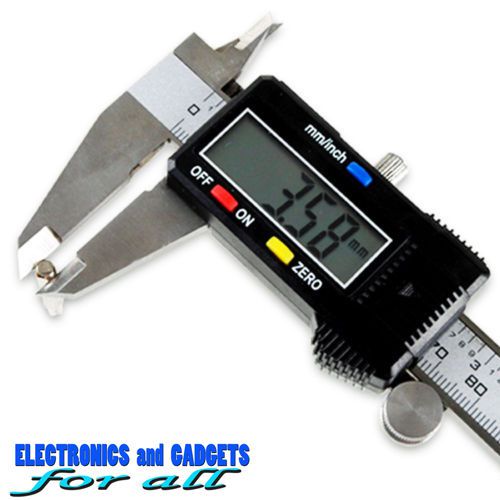 150mm ELECTRONIC DIGITAL CALIPERS VERNIER WITH LCD INC HARD CASE