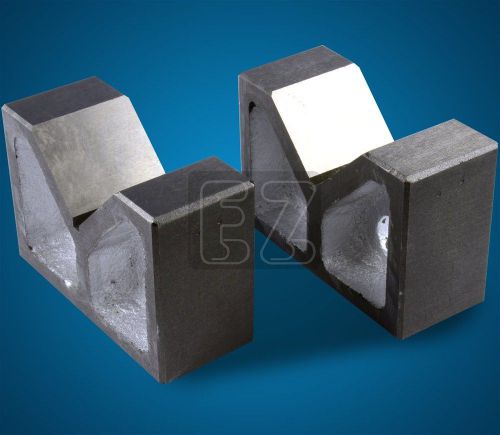 V block cast iron 5&#034;x2-1/2&#034;x3-1/8&#034;x2&#034; v-block pair for sale