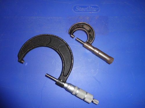 MICROMETERS SET OF TWO