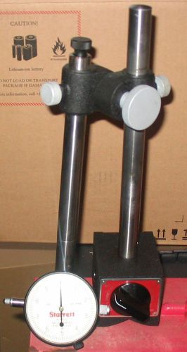 STARRETT NO.659 MAGNETIC BASE WITH NO.655-211 DIAL INDICATOR