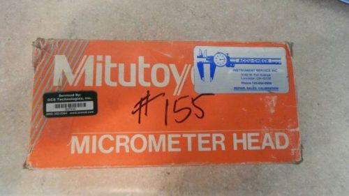 Metrology inspection mitutoyo micrometer 197-201 for sale