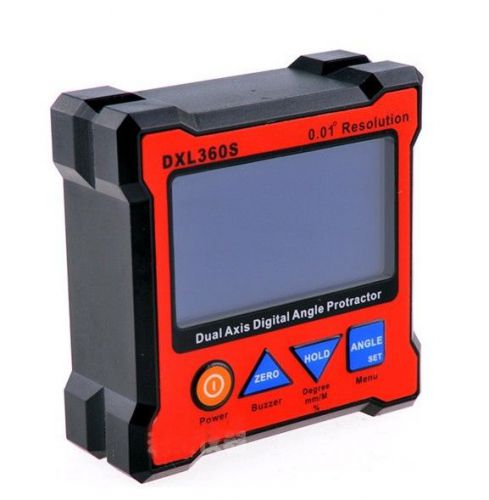 Professional dxl360s digital protractor inclinometer level box 0.01° for sale