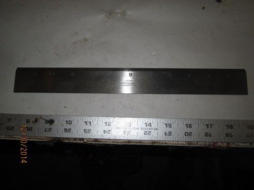 Machinist tools lathe mill starrett # 387 steel bevel straignt edge ruler rule for sale