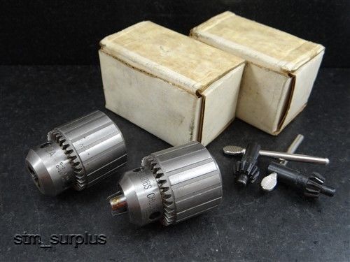 PAIR OF JACOBS DRILL CHUCKS MODEL 2A 0 TO 3/8&#034; CAPACITY
