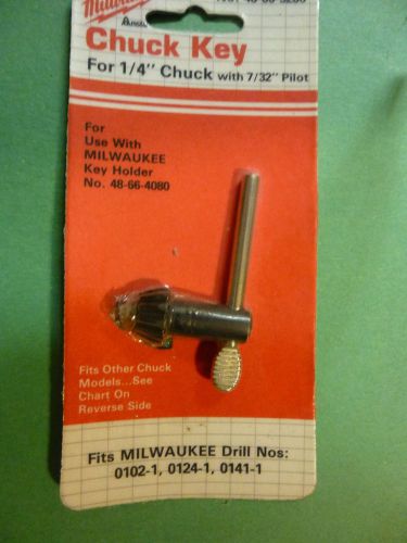 Milwaukee 48-66-3200 1/4&#034; x 7/32&#034; Replacement Chuck Key New
