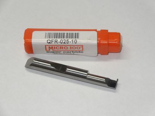 Micro100 qfr-025-10 quick change carbide full radius grooving boring tool holder for sale