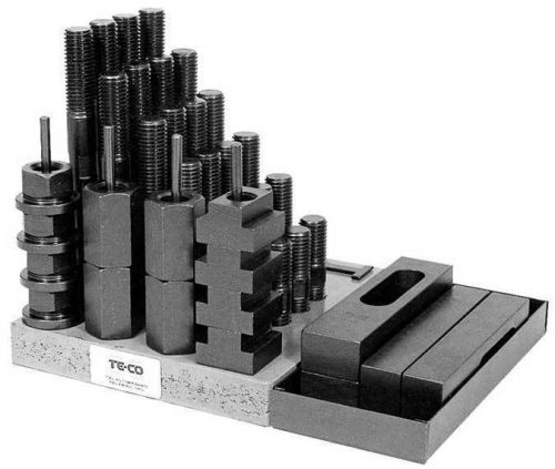 Te-Co 3/4&#034; (Table T-Slot) x 5/8-11 Workholding CNC Milling Machine Clamp Kit
