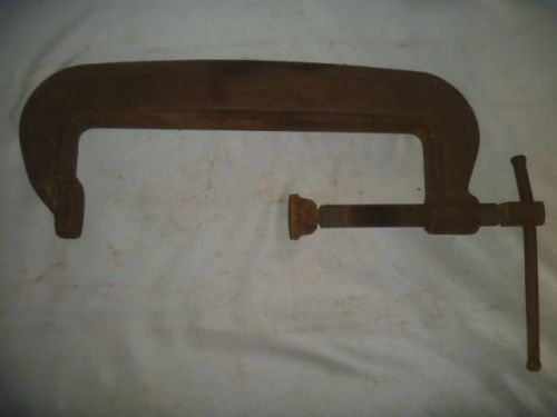J.h. williams &amp; co. 10&#034; c-clamp agrippa, u.s.a. vintage antique cast iron barn for sale