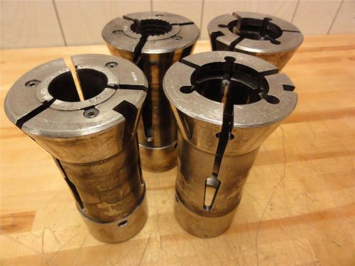 (4) hardinge 1-5/8&#034; cone collet, s16 removable type pad, lathe grinder, britian for sale