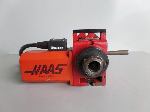 HAAS HA5C INDEXER 4TH AXIS ROTARY TABLE 5C FADAL MAZAK CNC MILL LMSI *video*