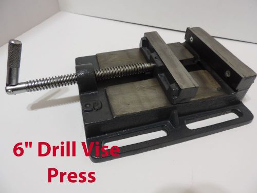 6&#034; drill press vise pipe clamping holding 5 inch throat open workbench drill new for sale