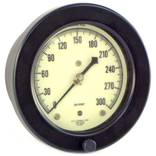 Solfrunt 1903 4  1/2 ” panel mount process gauge 300-psi for sale