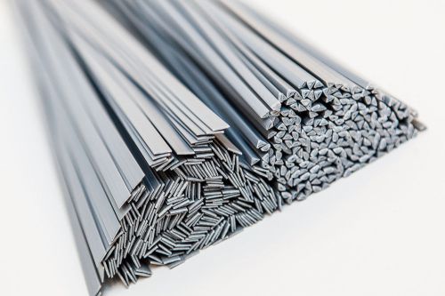 PP plastic welding rods grey MIX  triangle &amp;flat strips weld sticks 30pcs