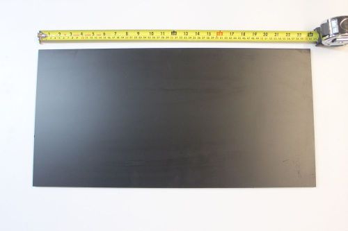 BLACK ABS MACHINABLE PLASTIC SHEET 5/16&#034; Thick X 12&#034; X 24&#034; MATT FINISH