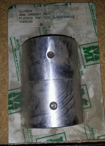 MCELROY PIPE FUSION MACHINE JAW INSERT SET PART # 212304 NEW!