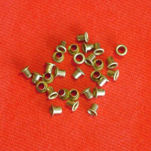 &gt; 100x Copper Alloy Brass Eyelet 3x4mm for Soldering Connection-Fe