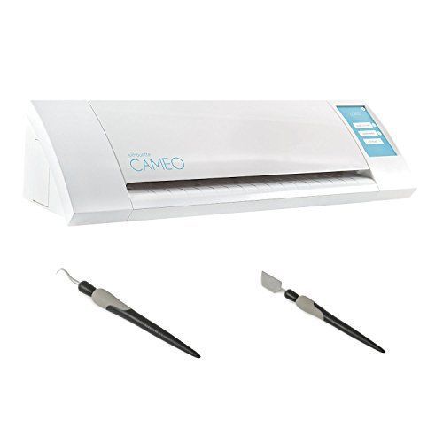 Silhouette cameo electronic cutting machine w/ hook tool and spatula for sale