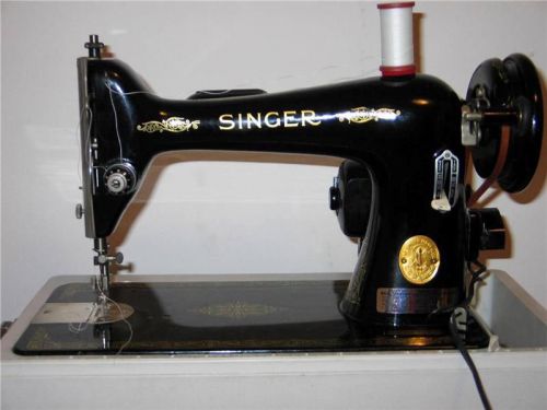 HEAVY DUTY INDUSTRIAL STRENGTH SINGER 66-16 SEWING MACHINE, upholstery and more