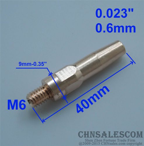 10 PCS Panasonic Type MIG/MAG Welding Industrial Robot Contact TIP 0.6mm 0.023&#034;