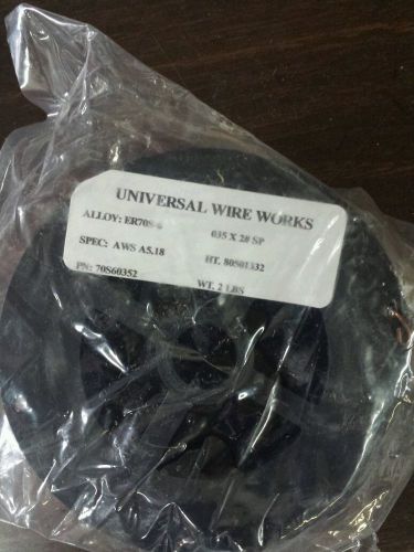 Universal Wire Works ER70S-6 .035 x 2lb spool of welding wire