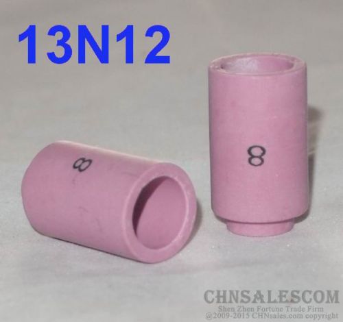 10 pcs #8 13N12 Alumina Nozzle Cups for WP-9 WP-20 WP-25  12.5mm 1/2&#034;
