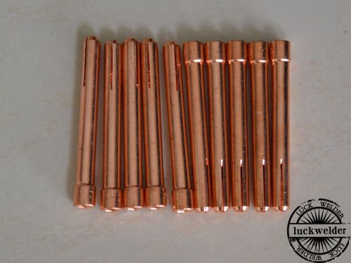 10pcs 1/8&#034; 10n25 3.2mm tig collet tips for wp17 18 26 tig welding torch series for sale