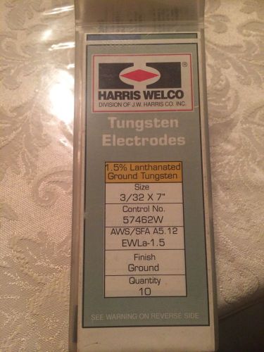 Harris Welco Tungsten Electrodes