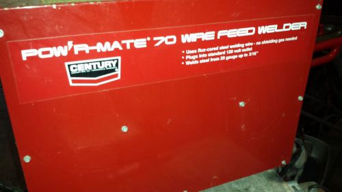 Century pow&#039;r-mate 70 wire feed welder