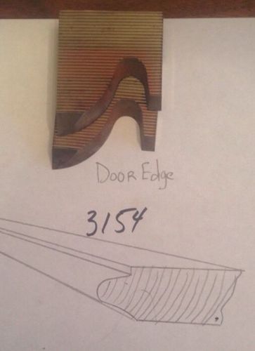 Lot 3154 Door Edge Moulding Weinig / WKW Corrugated Knives Shaper Moulder