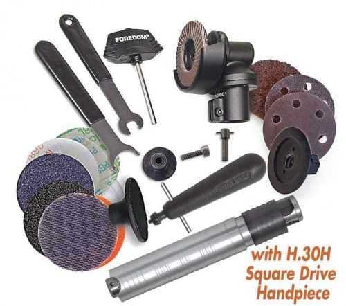 Foredom ak69130h 2&#034; angle grinder kit with #30h square drive handpiece +access for sale
