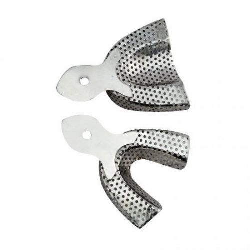 2014 new 2pcs dental stainless steel anterior impression trays for sale