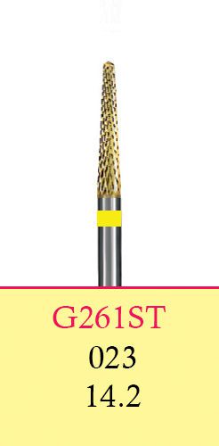 Dental Lab Carbide Cutters-HP Shank(44.5 mm)-G261ST/023 (8335)-Cross Cut(2 Burs)
