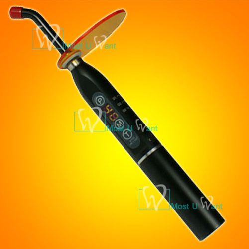 Dental wireless led curing light lamp 5w 1000mw/cm^2 metal handle digit display for sale
