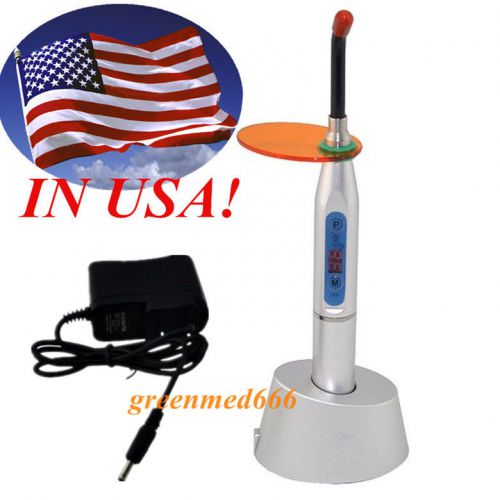 In usa ! dentist dental 5w wireless cordless led curing light lamp 1500mw cl2b for sale