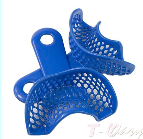 Durable 10pcs Plastic-Steel Dental Impression Trays US WF