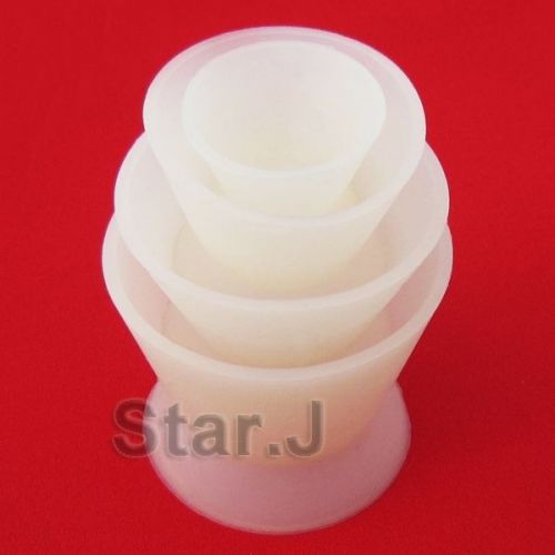 4pcs/set New Dental Lab Silicone Mixing Bowl Cup