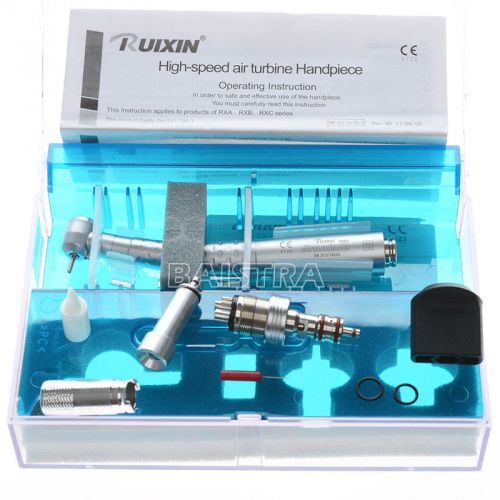 4 Hole Dental  High Speed Handpiece large torque Push Button wit quick coupling