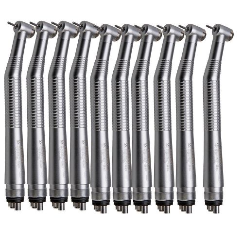10 pcs nsk style dental high fast speed handpiece standard push type 4 holes for sale