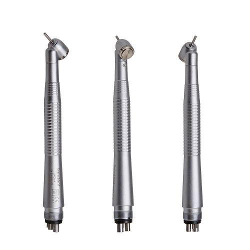 3x NSK Style 45 Degree Surgical High Speed Handpiece Air Turbine Push button 4H